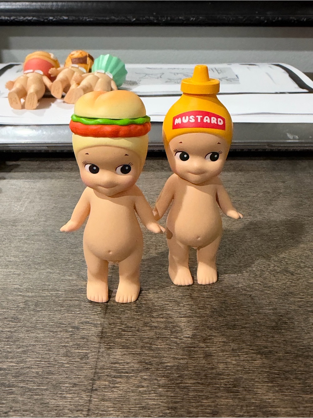 Two snack series Sonny angels chicken sandwich and mustard